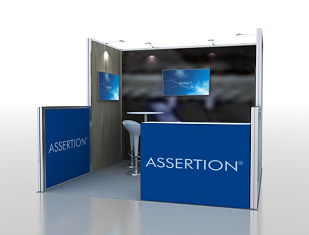 10x10 booth display